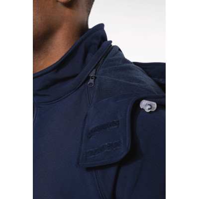 Men's detachable hooded softshell jacket